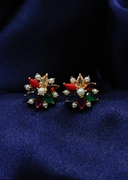 Navratna studs on sale