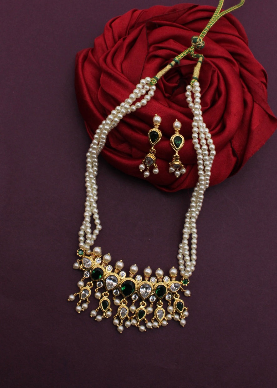 ETHEREAL MOTI TANMANI NECKLACE