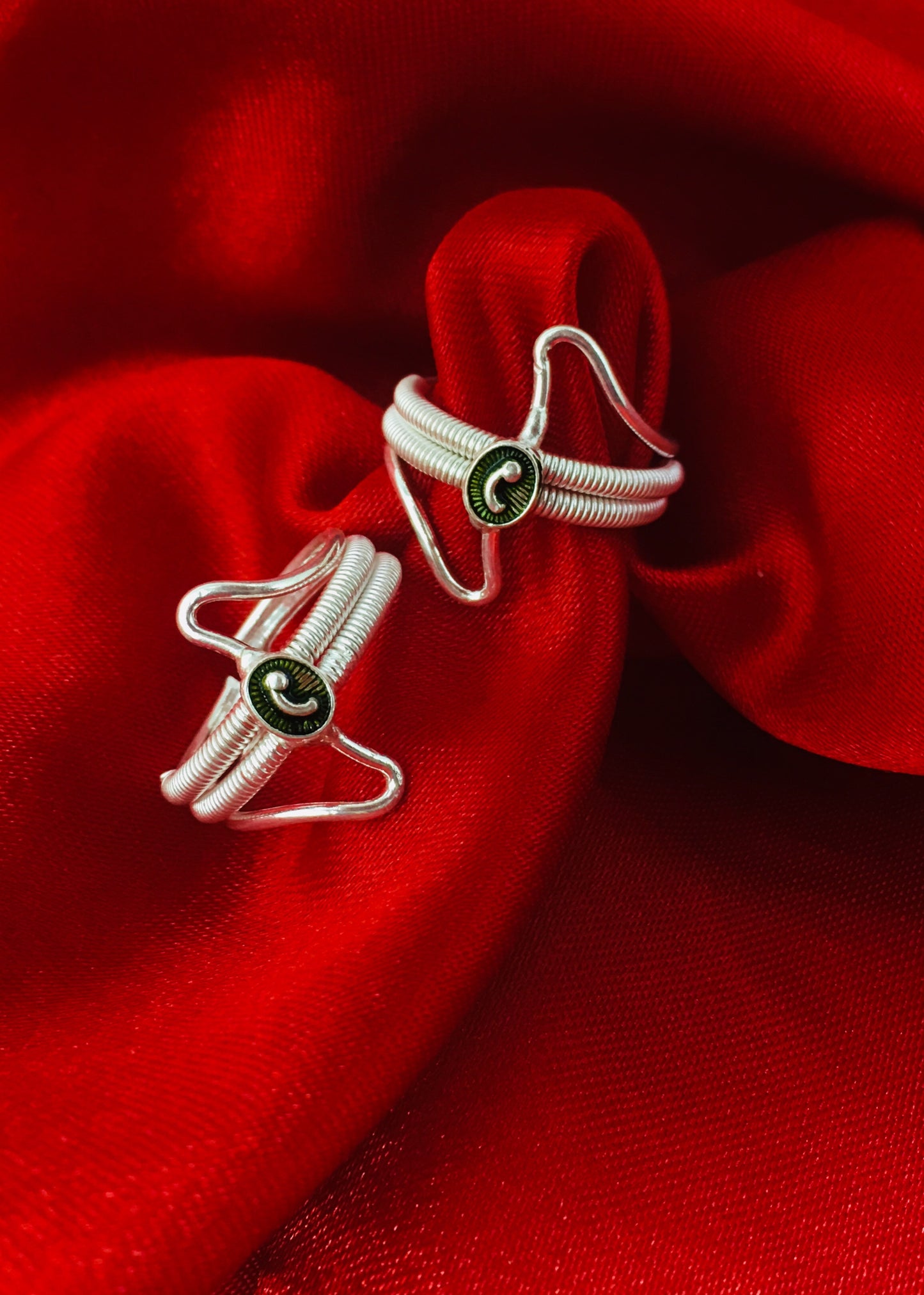 UNIQUE DESIGNER SILVER JODAVI