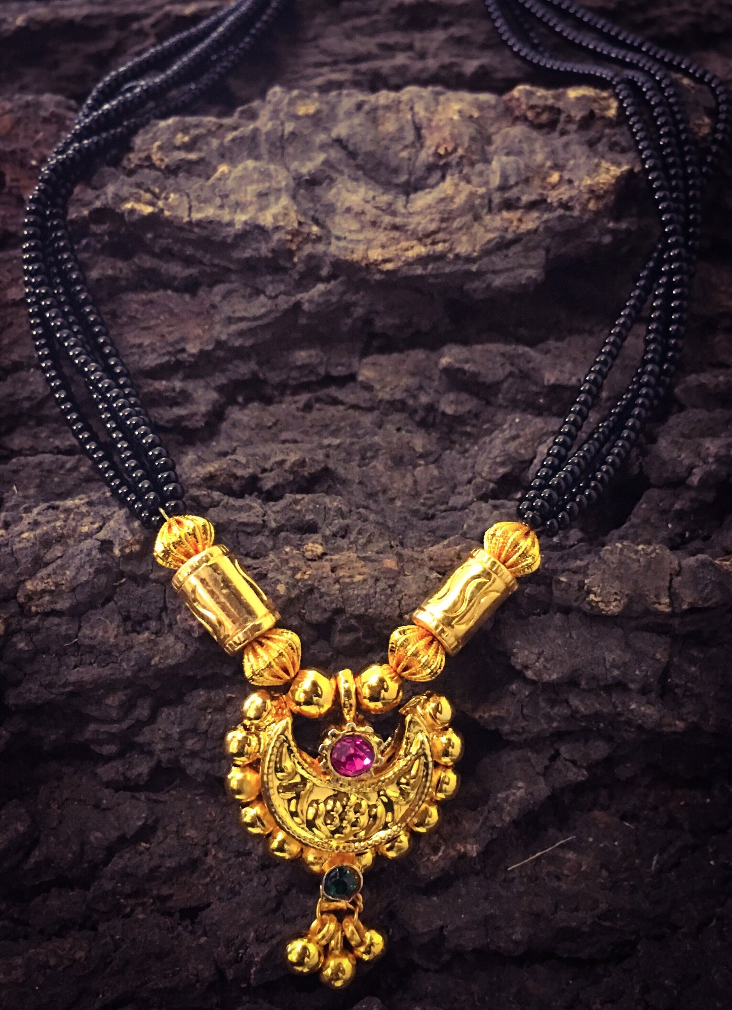 GOLDEN BEADS MANGALSUTRA