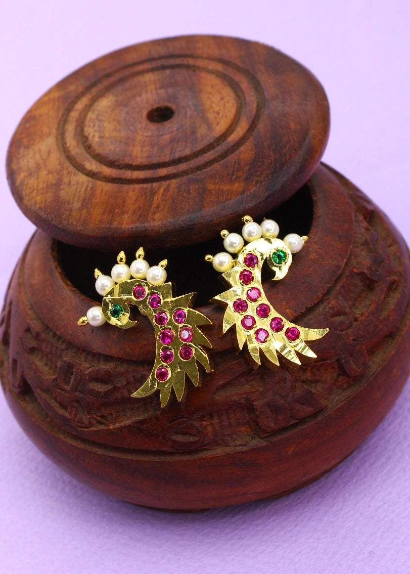 CLASSIC PEACOCK EARRINGS