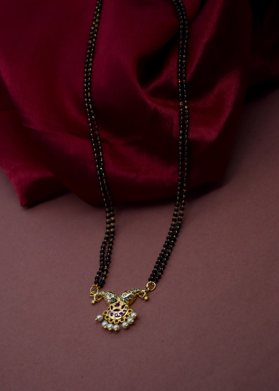 UNIQUE DESIGNER PEARL MANGALSUTRA