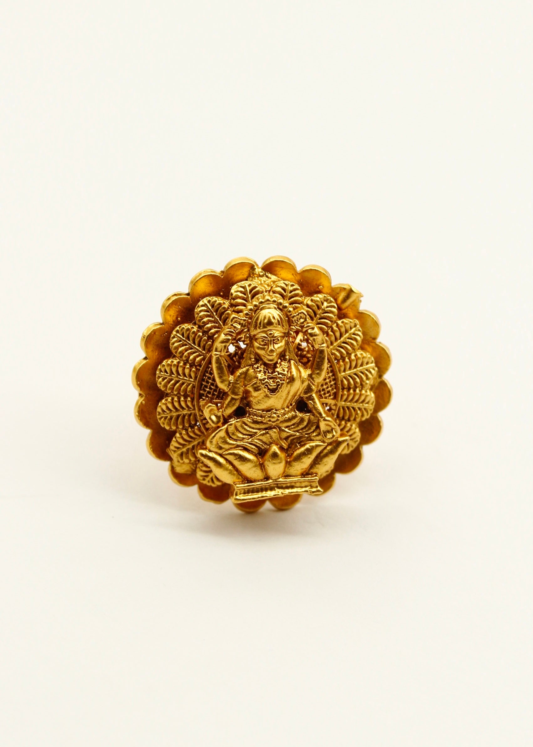 GODDESS LAXMI PESHWAI RING – Sonchafa