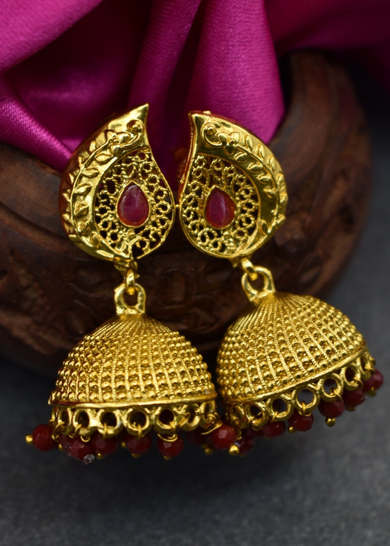 TRENDY DESIGNER JHUMKI EARRINGS