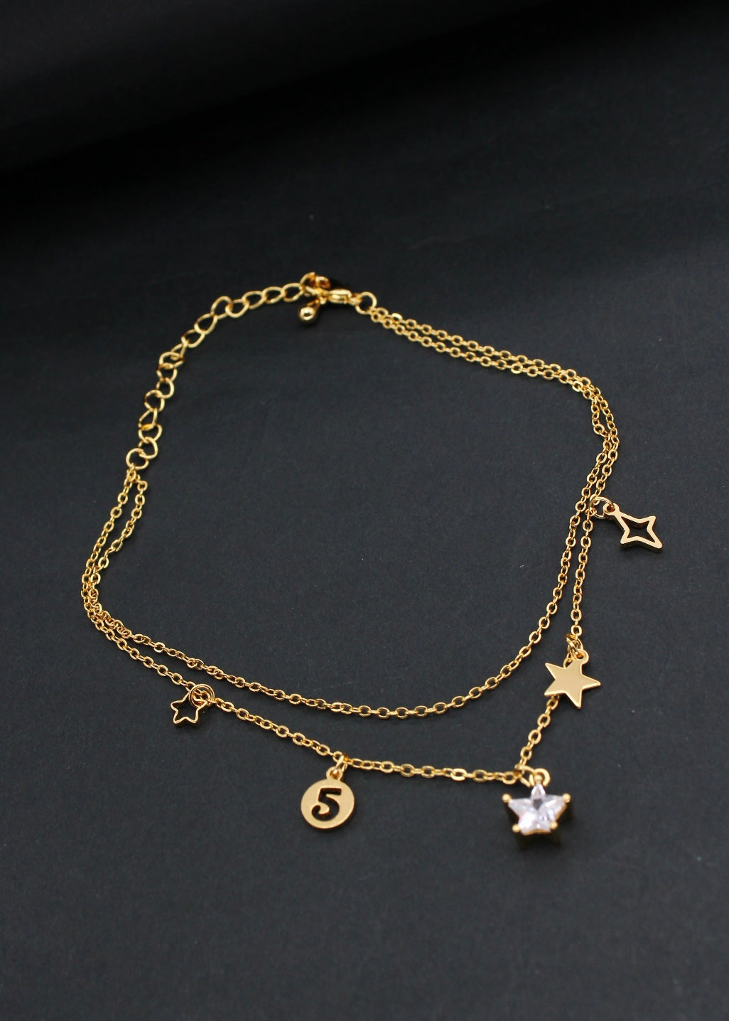 PRETTY DIA ANKLET