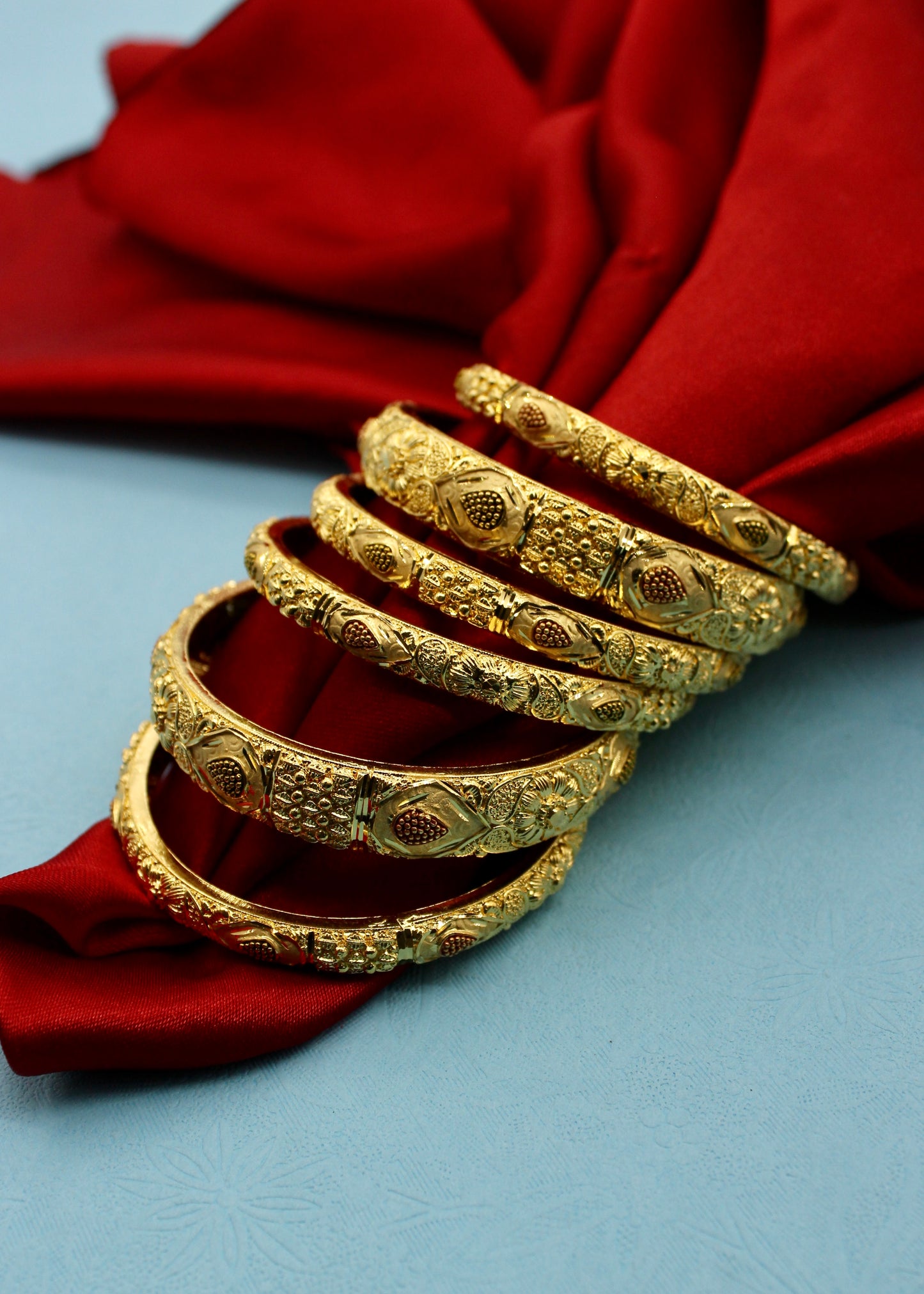 DECOROUS GOLD PLATED BANGLES