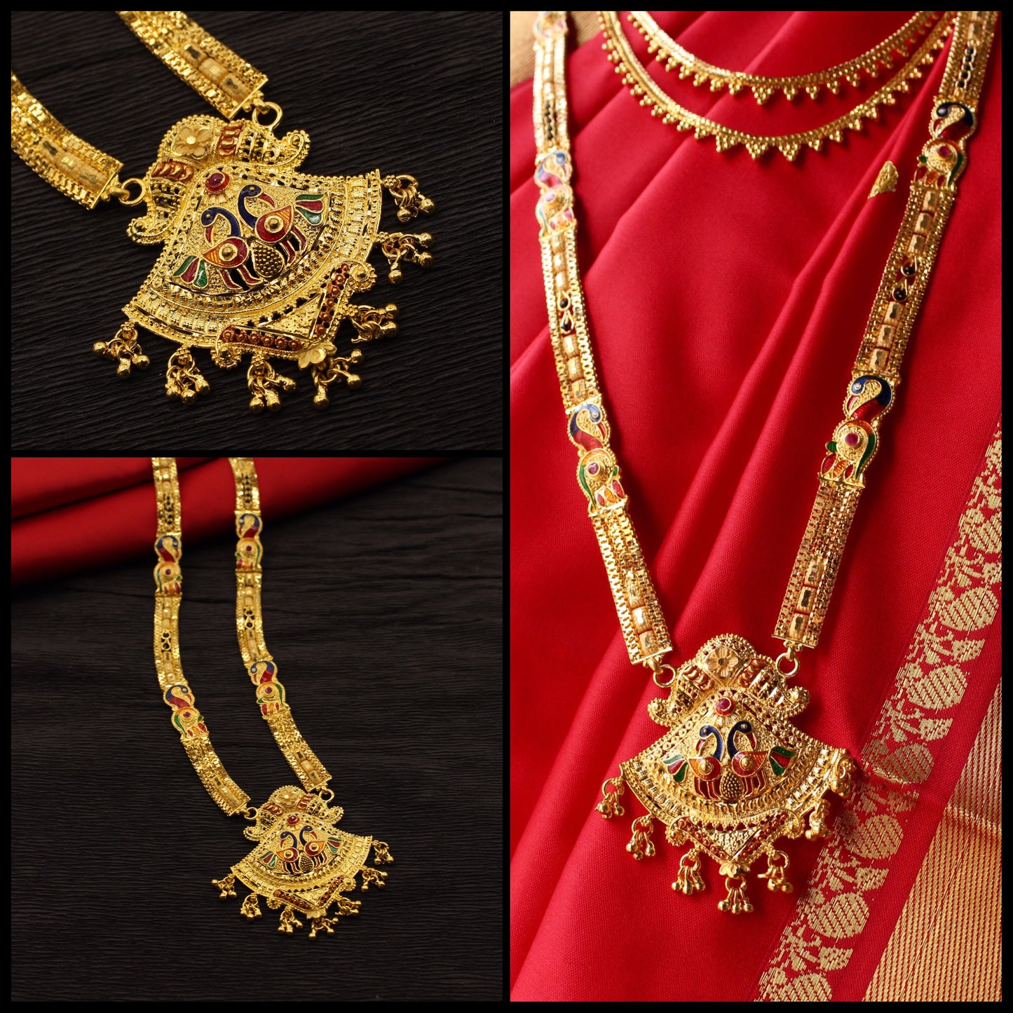 GRACEFUL PEACOCK DESIGNER MANGALSUTRA