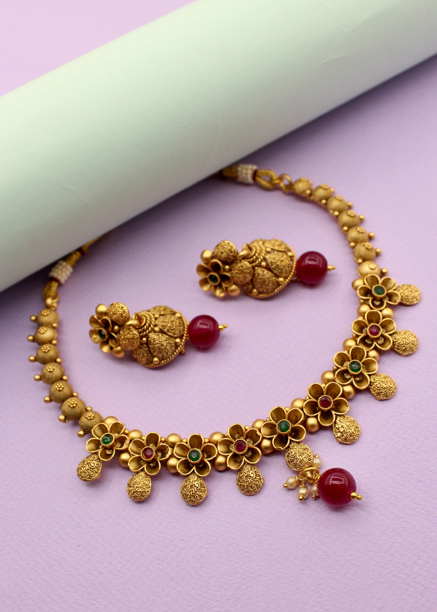 MASSIVE FLORAL AHILYA NECKLACE