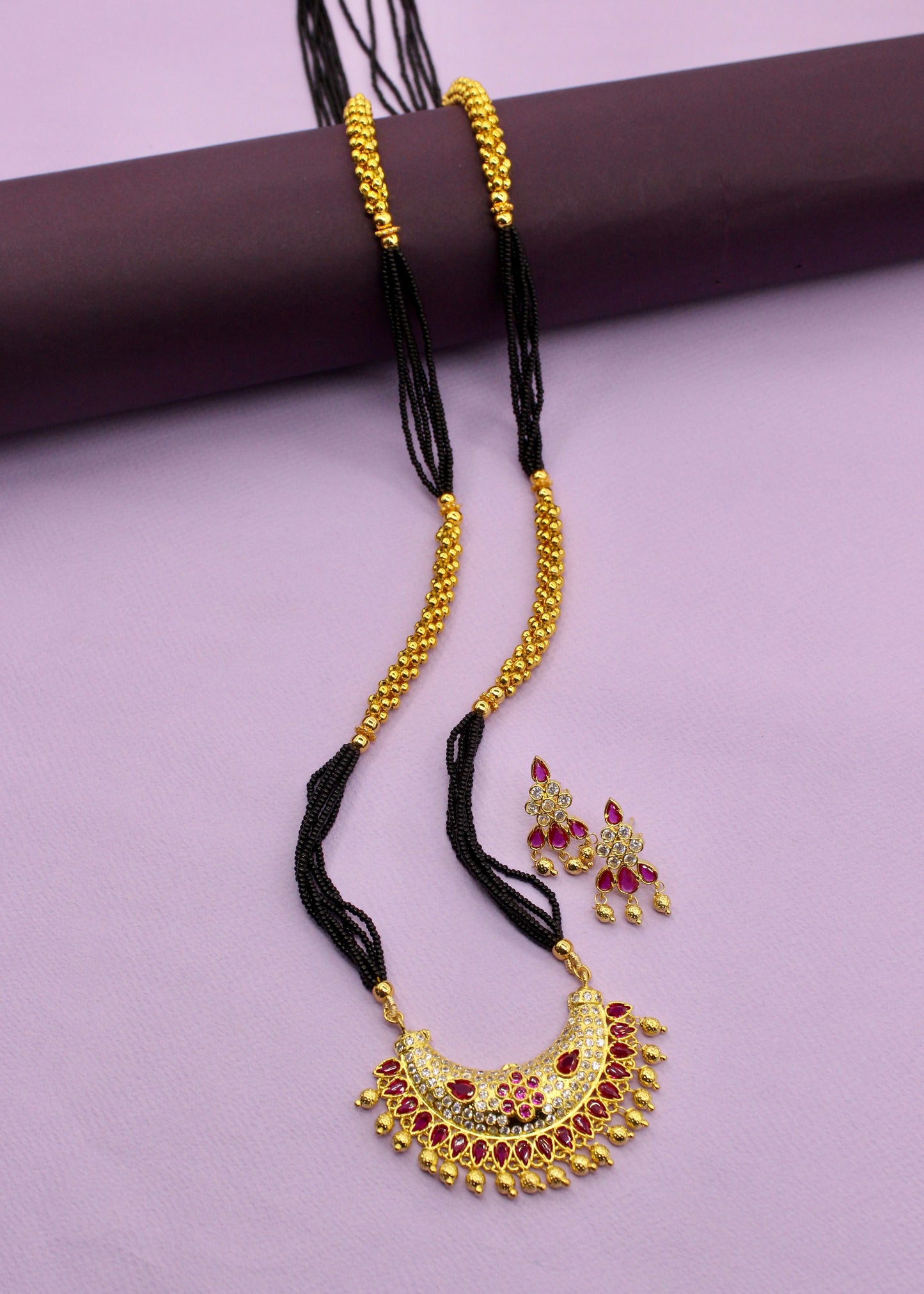 HALF-MOON DESIGNER MANGALSUTRA