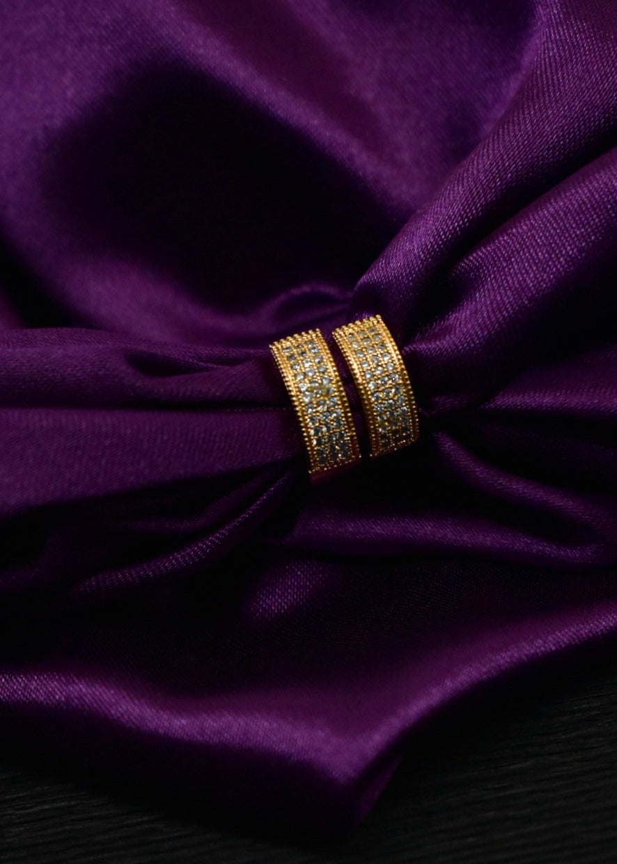 STONE DESIGN EAR-STUDS