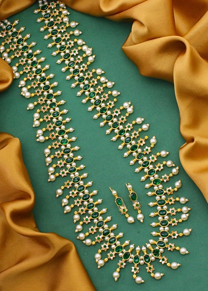 WEDDING WEAR MOTI NECKLAC