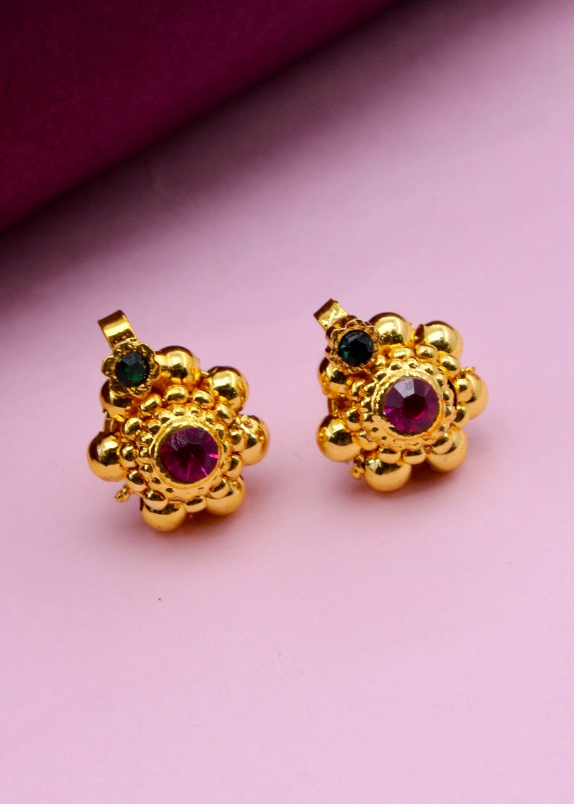 PINK, GREEN STONE KUDI