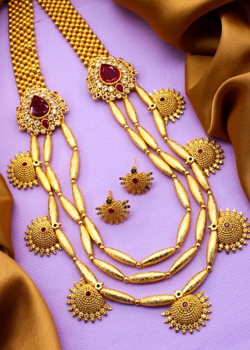 UNIQUE DESIGNER MALHAR NECKLACE