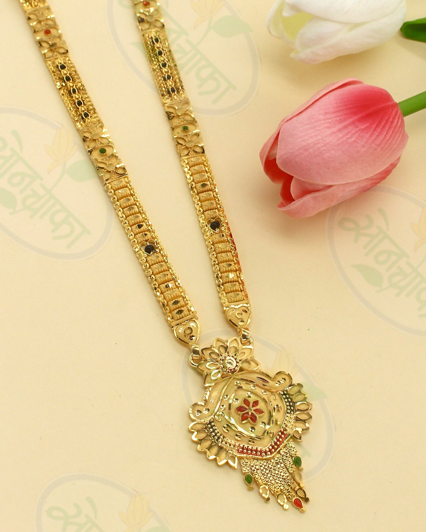 STUNNING GOLD PLATED MANGALSUTRA