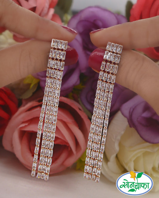 CLASSIC CHARM DIAMOND EARRINGS