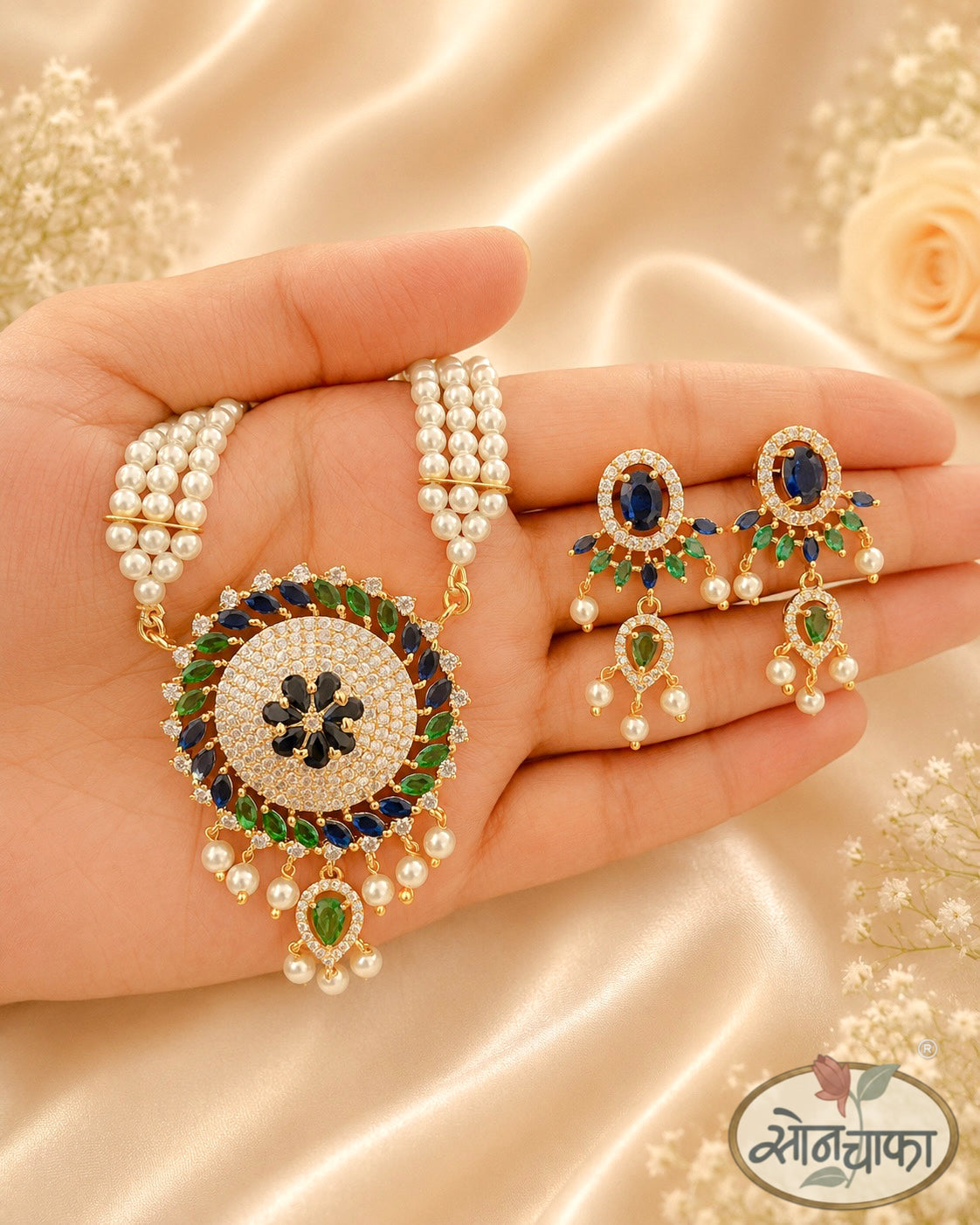 CLASSIC PEARL BEADS NECKLACE