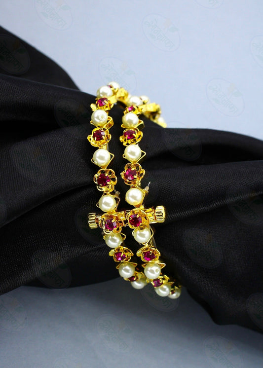 GLORIOUS MOTI BANGLES