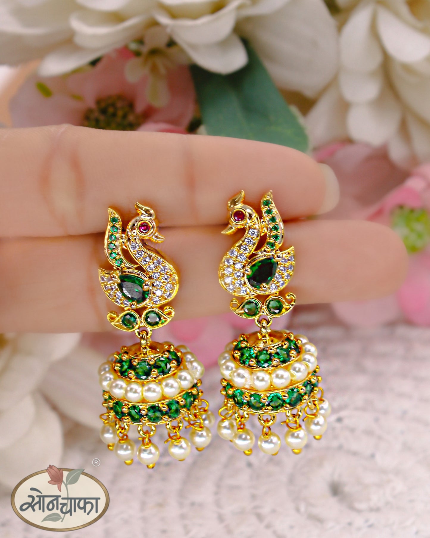 EXCLUSIVE PEACOCK JHUMKI