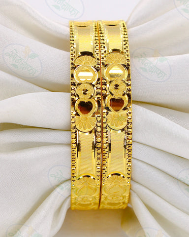 STUNNING GOLD PLATED BANGLES