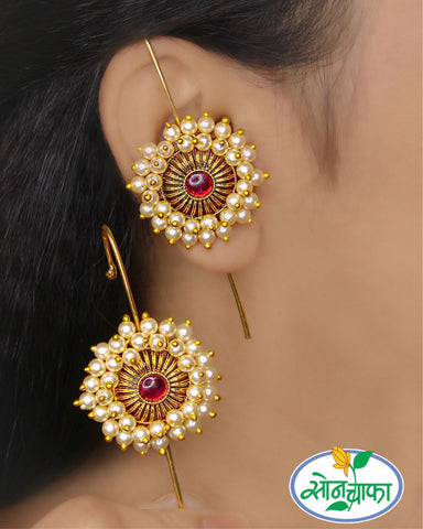 DESIGNER MOTI EAR-CUFFS