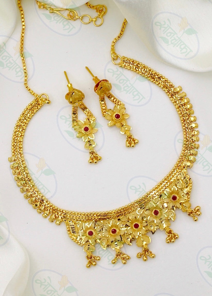 FANCY FLORESCENCE NECKLACE