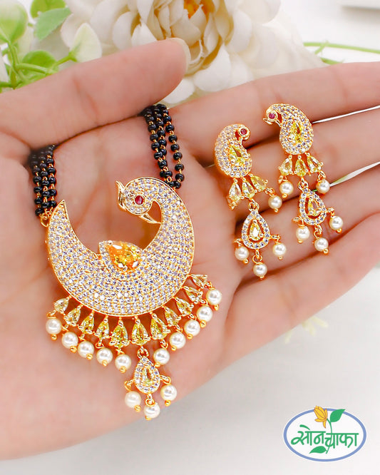 SPLENDID PEACOCK MANGALSUTRA