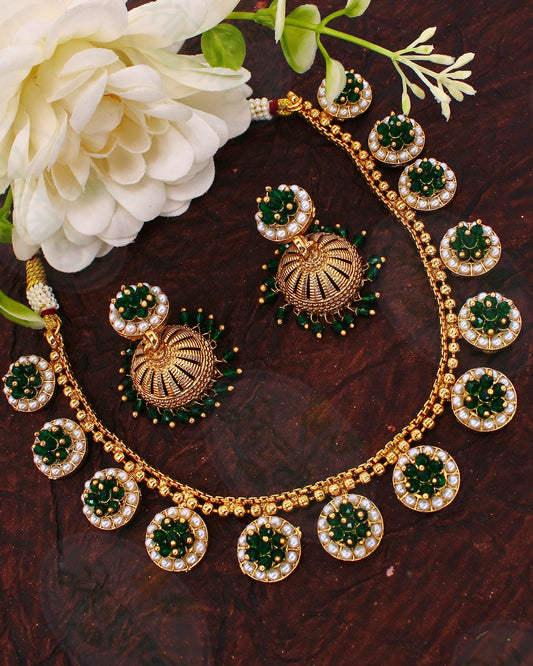 EXCLUSIVE PEARL BEADS NECKLACE