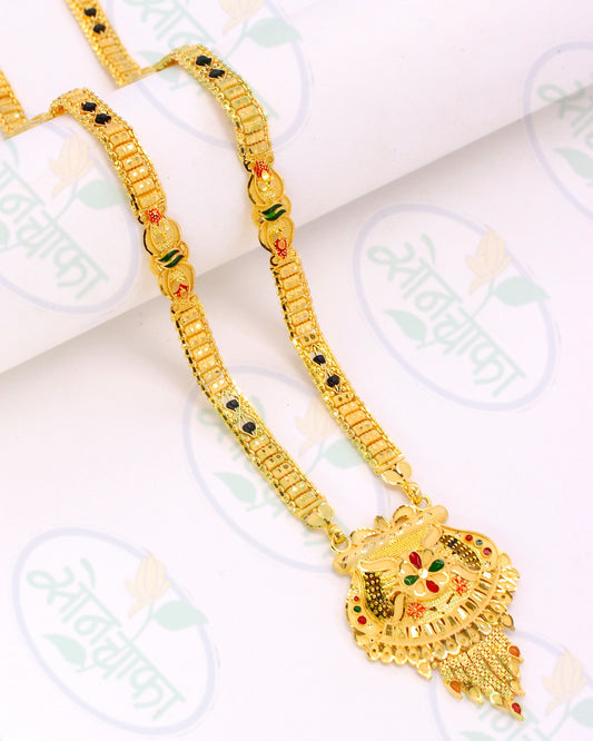 TRADITIONAL GOLD PALTED MANGALSUTRA