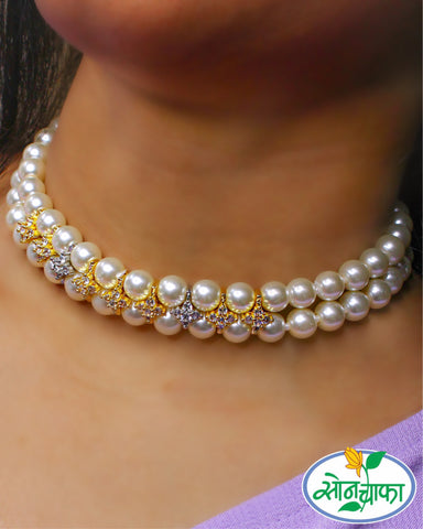 DELICATE CHARM PEARL NECKLACE