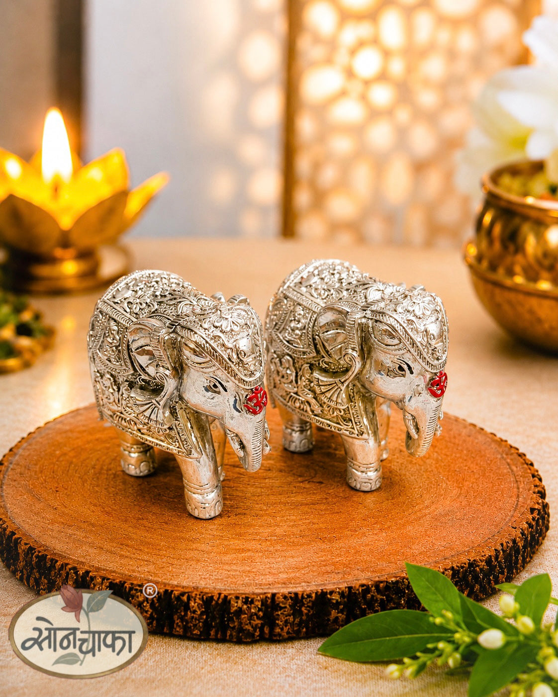 GORGEOUS SILVER GAJANTLAXMI