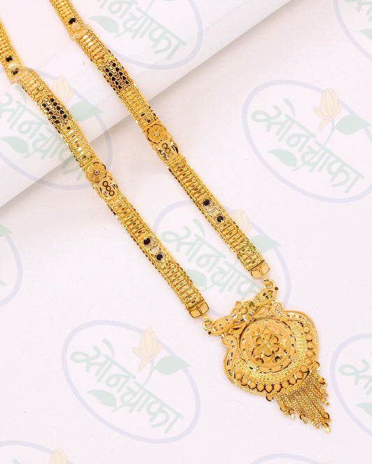 RAVISHING GOLD PLATED MANGALSUTRA