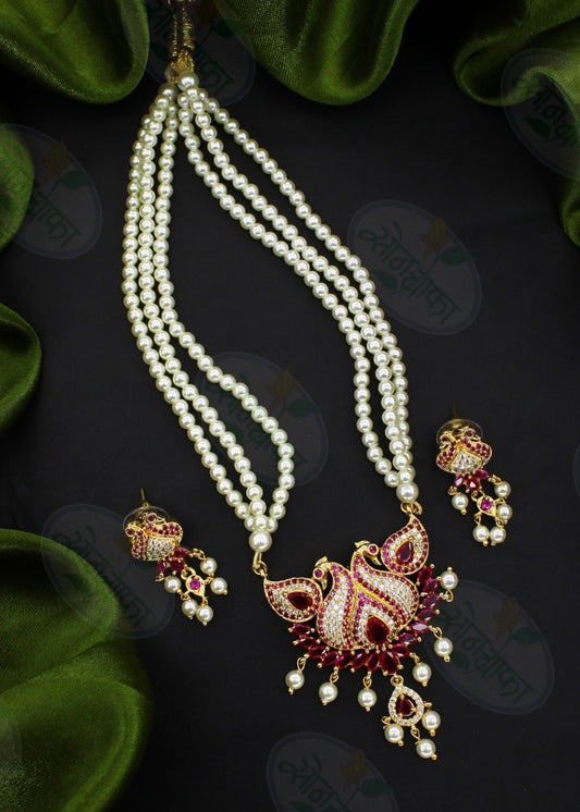 PEACOCK INSPIRED NECKLACE