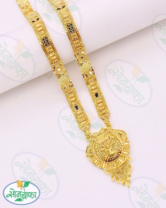 FASHIONABLE  GOLD PLATED MANGALSUTRA