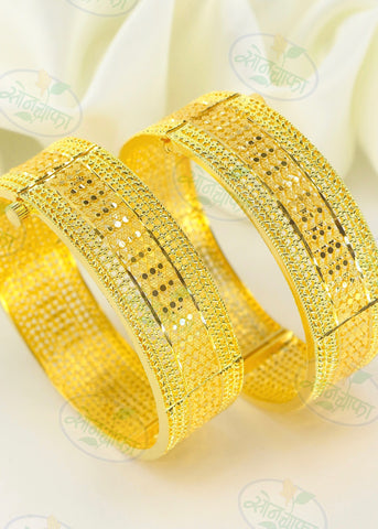 DELIGHTFUL GOLD PLATED BANGLES