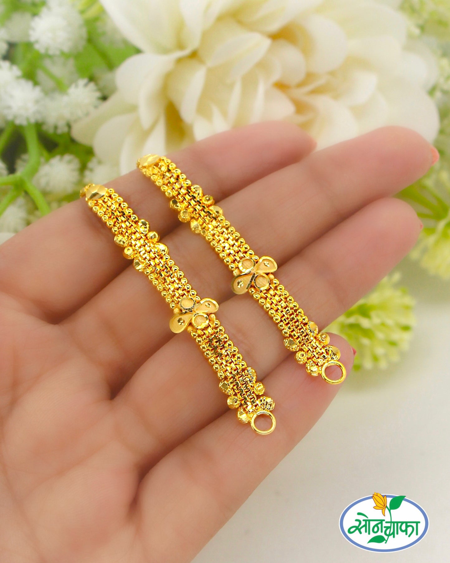 CLASSY GOLD PLATED KANCHAIN