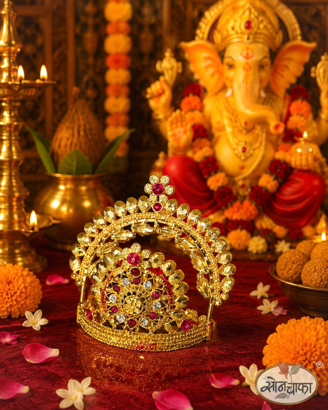 RADIANT GANESHA MUKUT