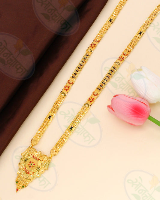 TRADITIONAL ALLURING GOLDEN MANGALSUTRA