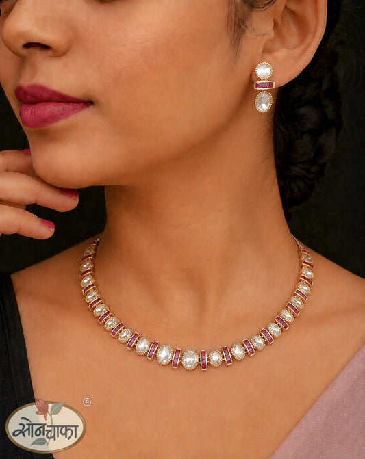 OVAL DESIGNER NECKLACE