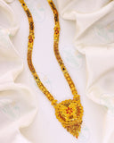 GORGEOUS FLORAL GOLD PLATED MANGALSUTRA