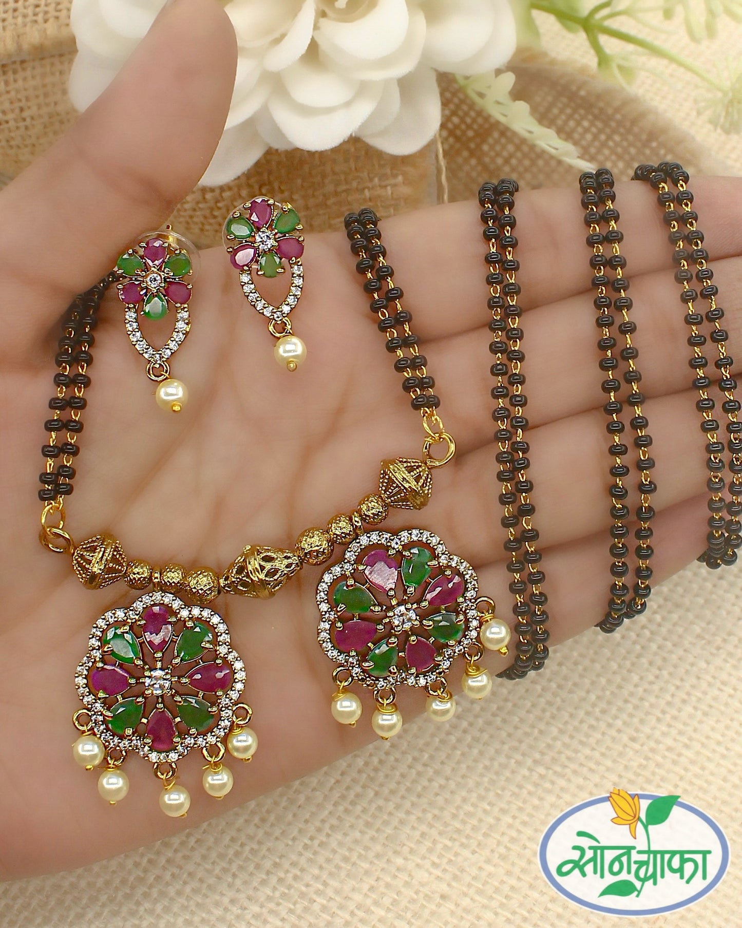 ALLURING FLORAL MANGALSUTRA