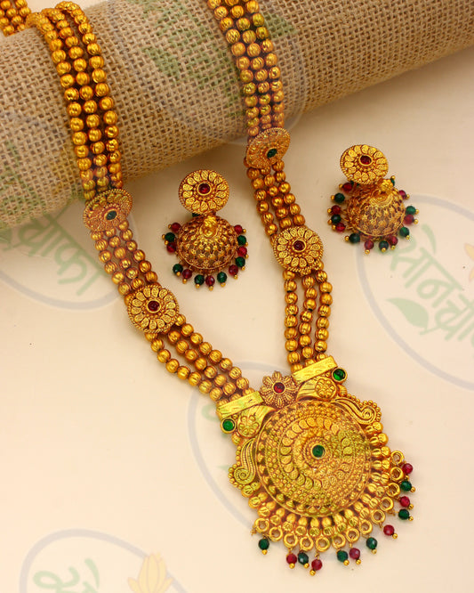 IMPRESSIVE PESHWAI NECKLACE