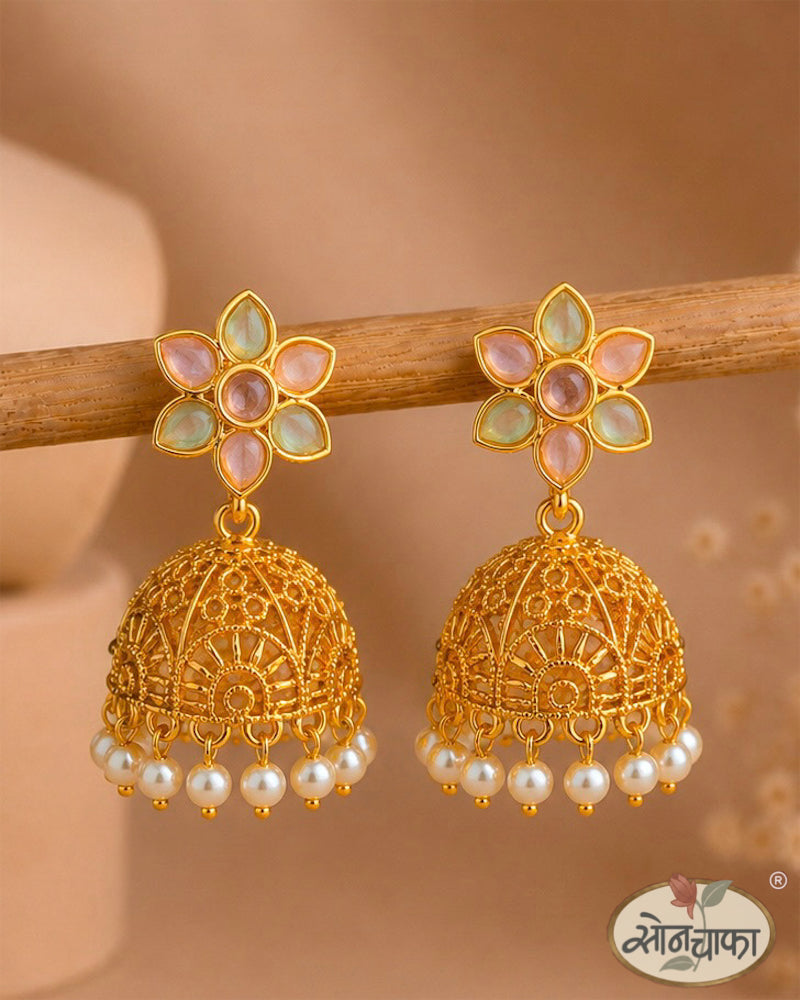 ALLURING ANTIQUE JHUMKA EARRINGS