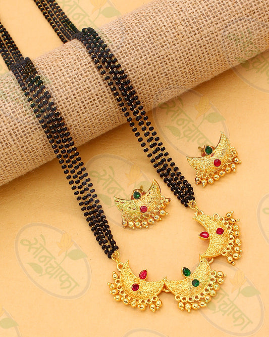 HALF MOON DESIGNER MANGALSUTRA