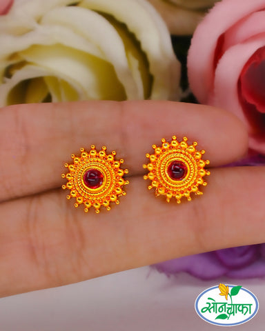 FLORAL STUDS EARRINGS