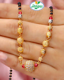 FANCY GOLDEN BEADS MANGALSUTRA