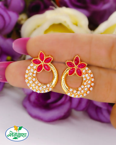 SOOTHING DAINTY FLORAL EARRINGS