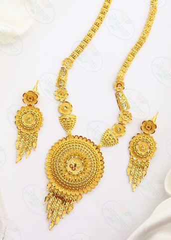 FANCY GOLD PLATED NECKLACE
