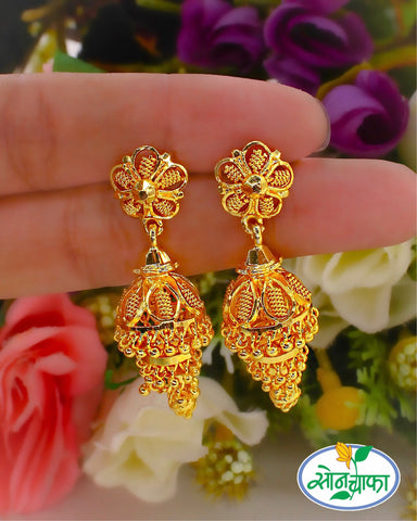 DESIGNER JHUMKI EARRINGS