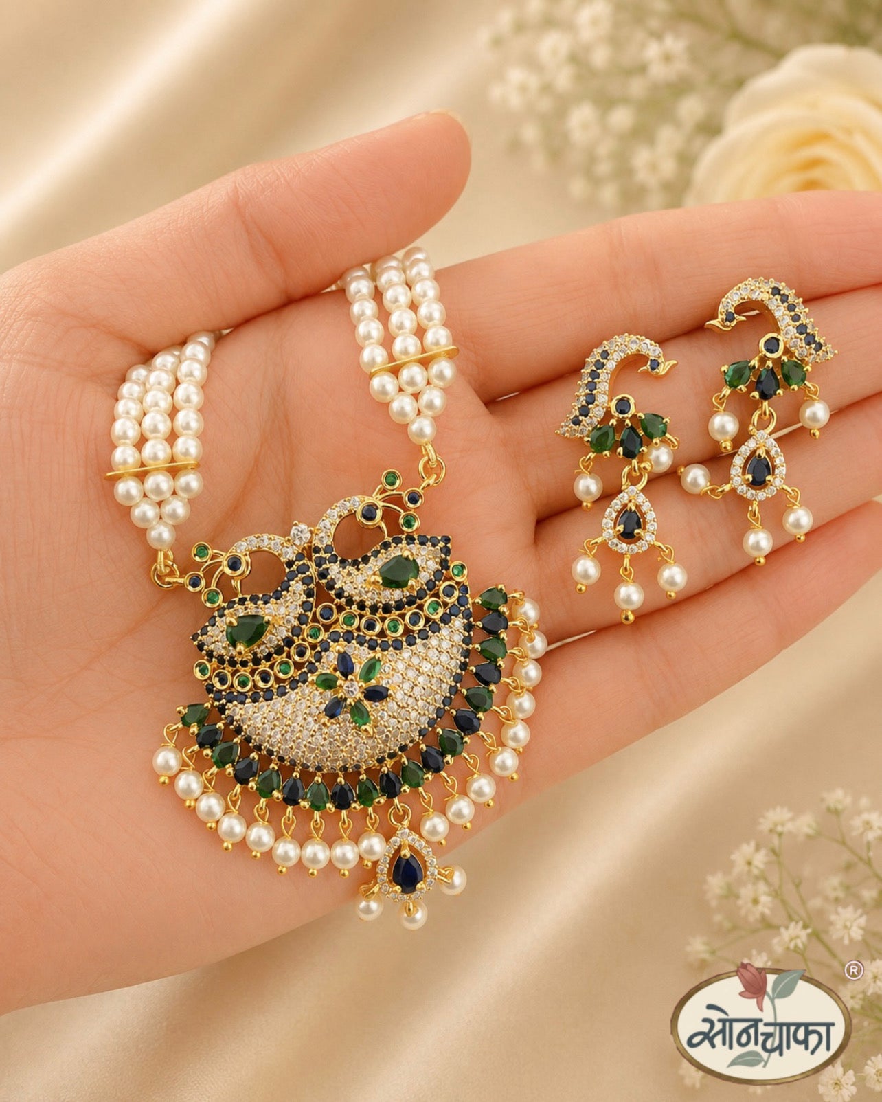 ROYAL PEACOCK NECKLACE