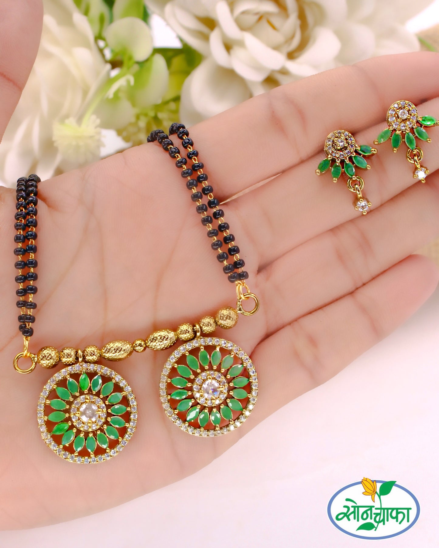 SPARKLING STONE DESIGNER MANGALSUTRA